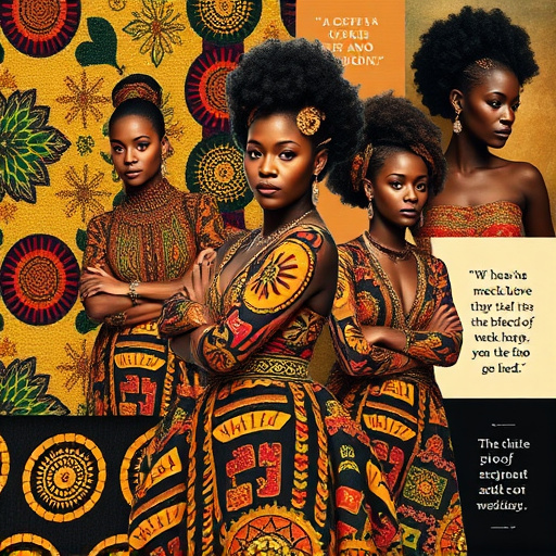 Moodboard for She Speaks Collection with African women inspiration