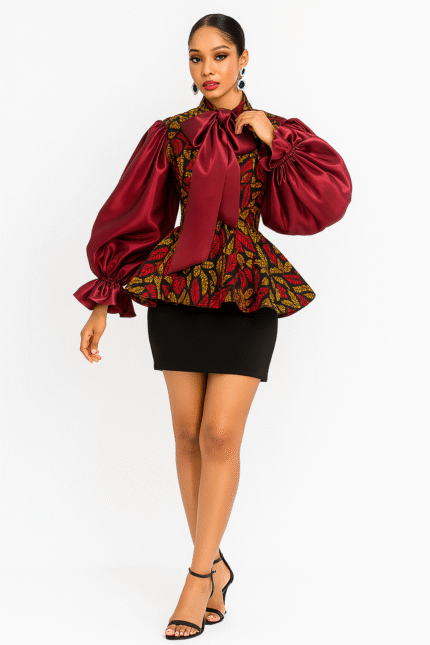 Feyi Puff-Sleeve Top