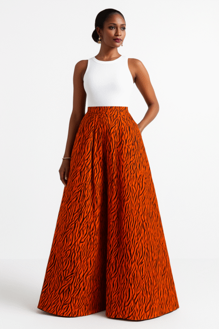 Buba High-Waisted Wide-Leg Pant